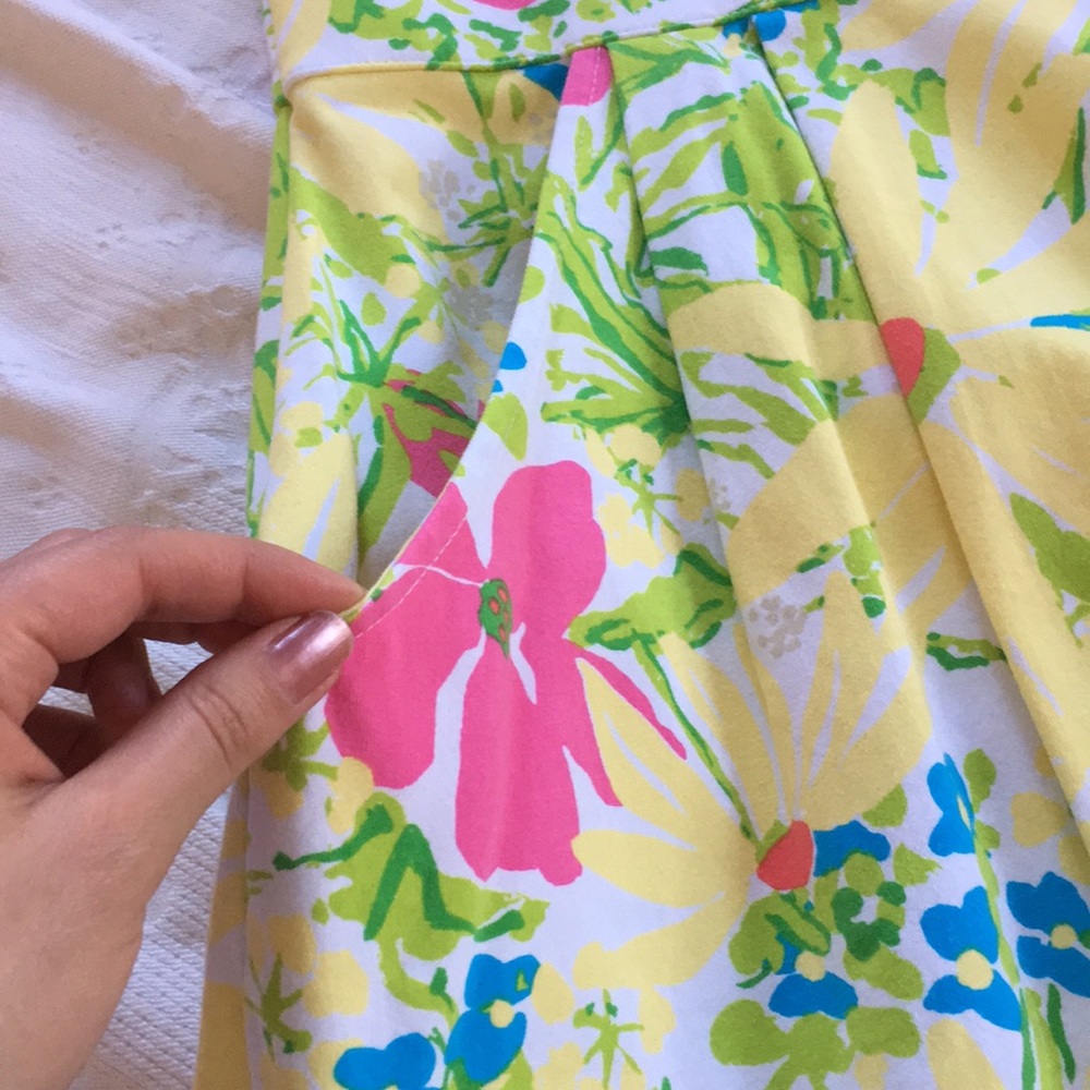 Lily Pulitzer Spring 2011 Print Mini Dress Sz XS - Picture 5 of 7